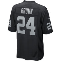 Las Vegas Raiders Willie Brown Black jersey – view 4
