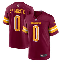 Washington Commanders Mike Sainristil Burgundy jersey – view 2
