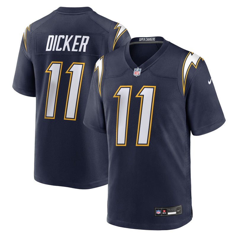 Los Angeles Chargers Cameron Dicker Navy jersey – view 1