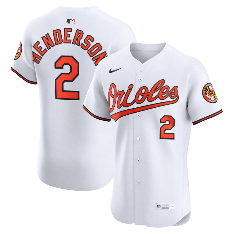 Baltimore Orioles Gunnar Henderson White jersey – view 1