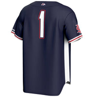Fresno State Bulldogs Lightweight Navy jersey – view 4