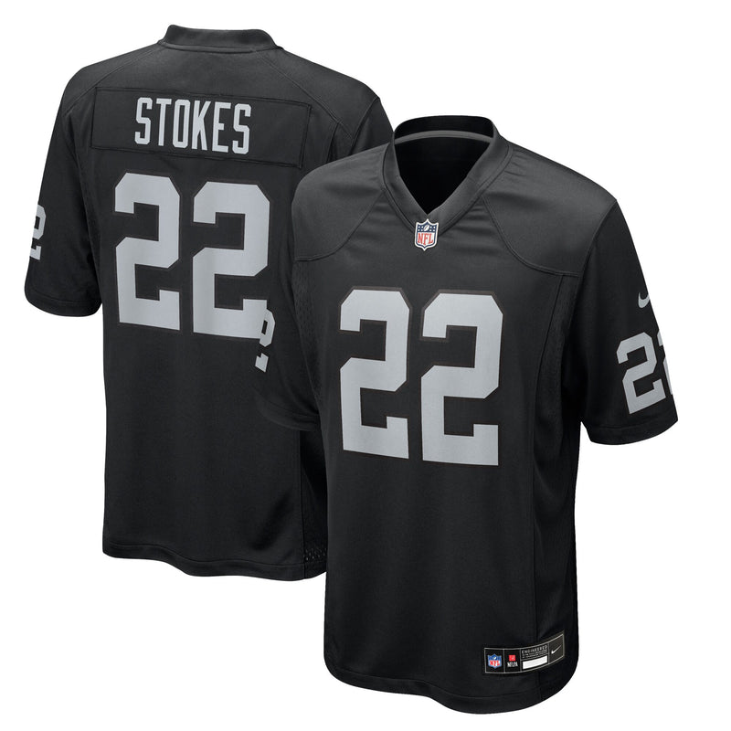 Las Vegas Raiders Eric Stokes Black jersey – view 1