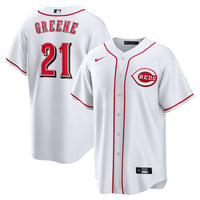 Cincinnati Reds Hunter Greene White jersey – view 1