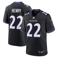 Baltimore Ravens Derrick Henry Black jersey – view 1