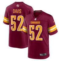 Washington Commanders Jamin Davis Burgundy jersey – view 1