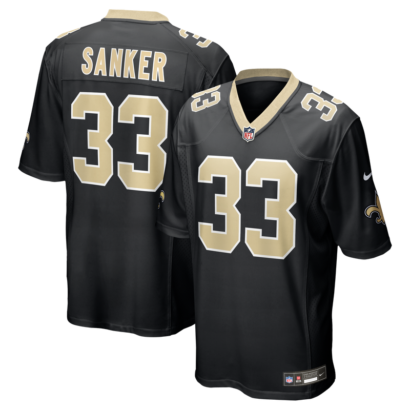 New Orleans Saints Jonas Sanker Black jersey – view 1