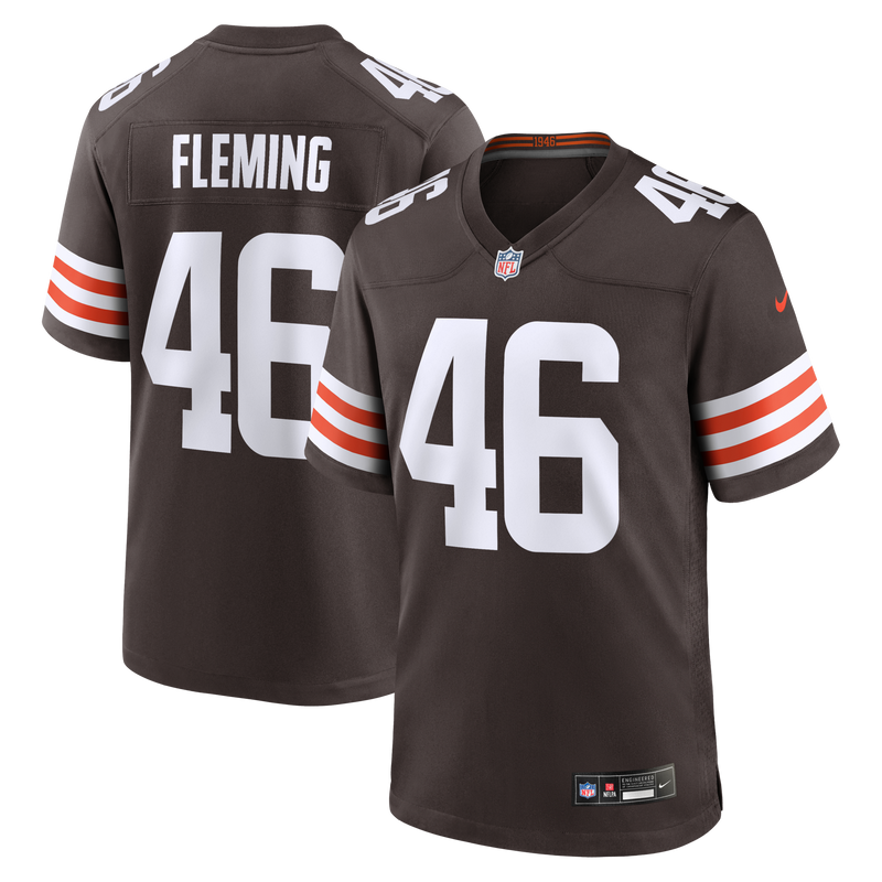 Cleveland Browns Don Fleming Brown jersey – view 1