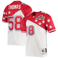 AFC Derrick Thomas Mitchell & Ness White/Red 1995 Pro Bowl Authentic Jersey – view 1