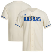 Kansas Jayhawks adidas Cream jersey – view 2