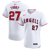 Los Angeles Angels Mike Trout White jersey – view 1