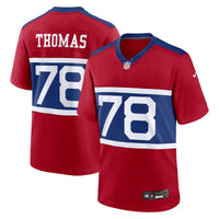 New York Giants Andrew Thomas Red jersey – view 2