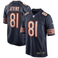 Chicago Bears Doug Atkins Navy jersey – view 2