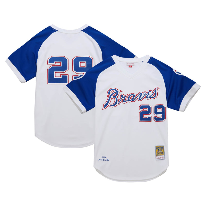 Atlanta Braves John Smoltz White jersey – view 1