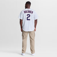 Chicago Cubs Nico Hoerner White jersey – view 6