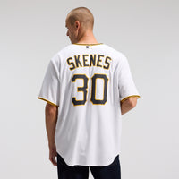 Pittsburgh Pirates Paul Skenes White jersey – view 4