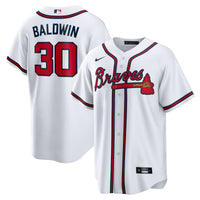 Atlanta Braves Drake Baldwin White jersey – view 2
