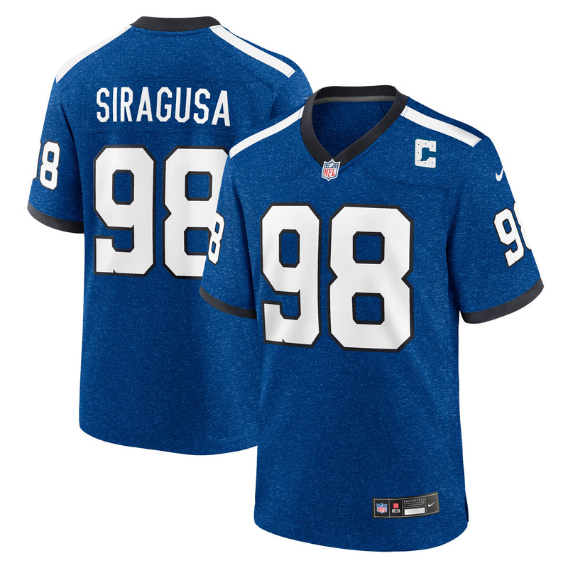 Indianapolis Colts Tony Siragusa Blue jersey – view 1