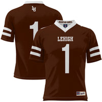 GameDay Greats #1 Brown Lehigh Mountain Hawks Football Jersey – view 2