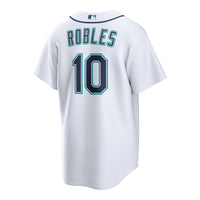 Seattle Mariners Victor Robles White jersey – view 3