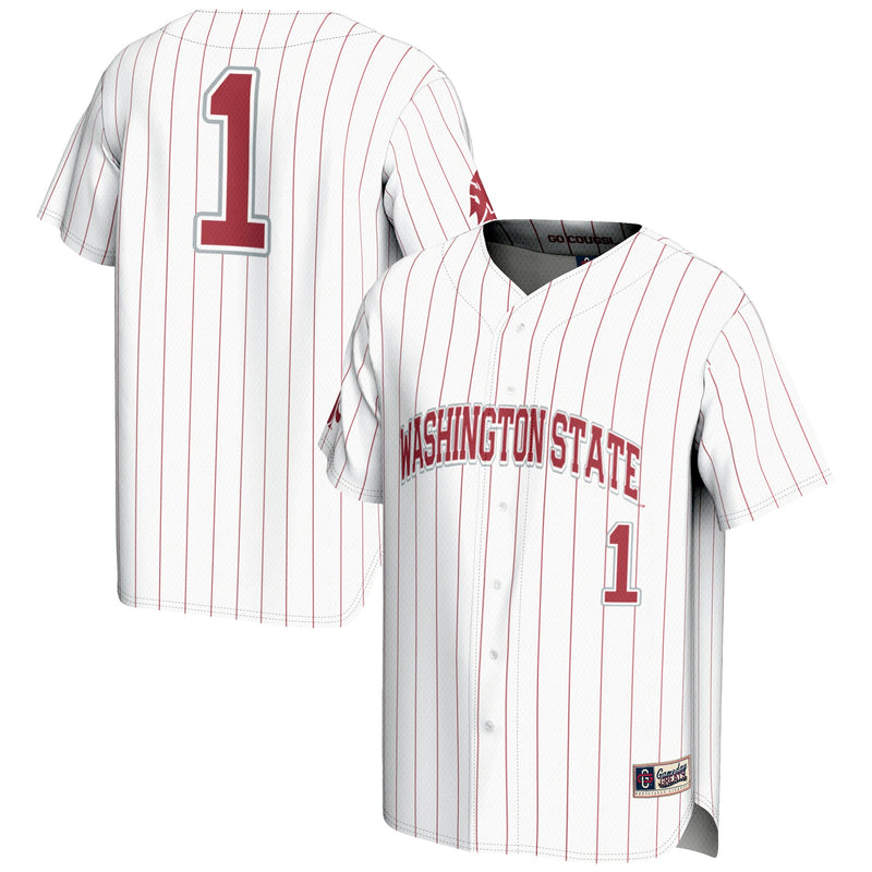 Washington State Cougars Lightweight White jersey – view 1