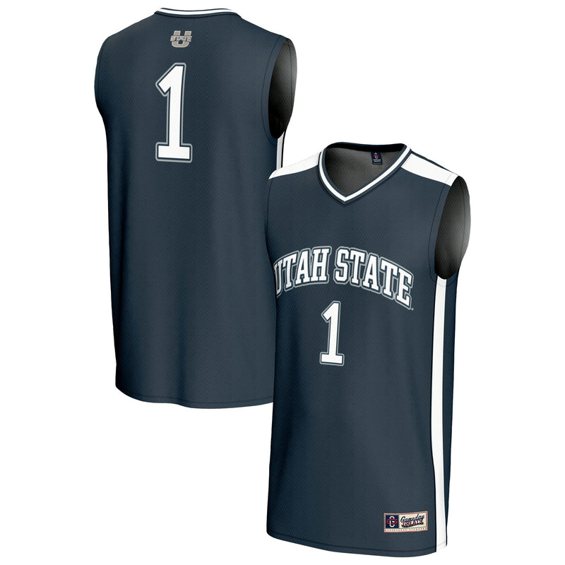 Utah State Aggies Navy jersey – view 1