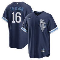 Kansas City Royals Bo Jackson Navy jersey – view 2