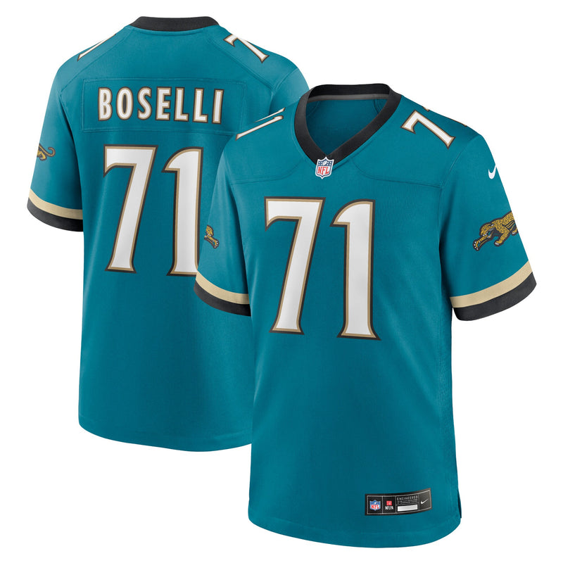 Jacksonville Jaguars Tony Boselli Teal jersey – view 1
