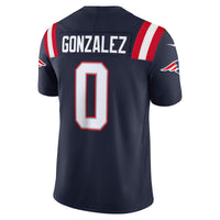 New England Patriots Christian Gonzalez Navy jersey – view 4