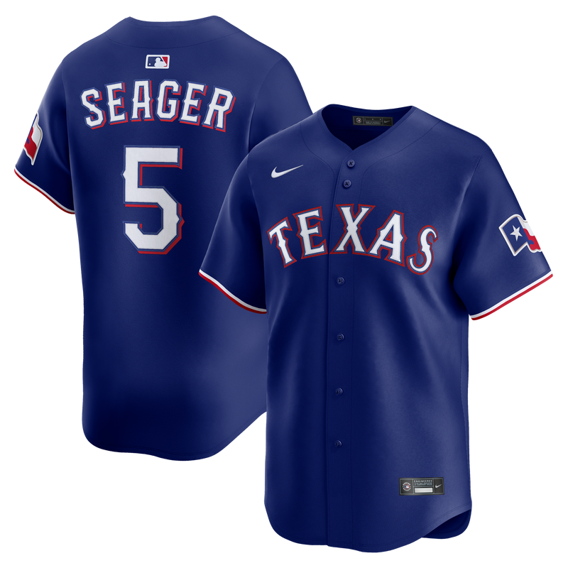 Texas Rangers Corey Seager Royal jersey – view 1