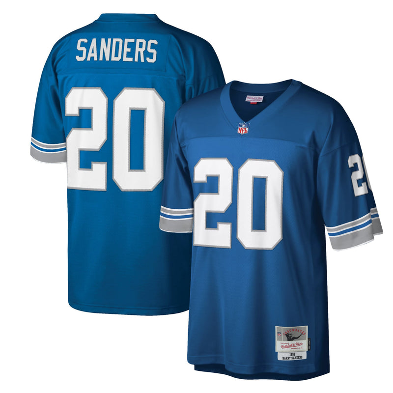 Detroit Lions Barry Sanders Blue jersey – view 1