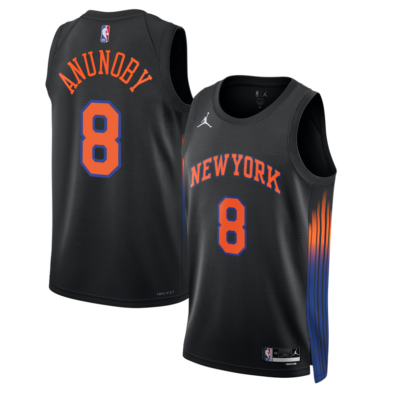 New York Knicks OG Anunoby - Black jersey – view 1