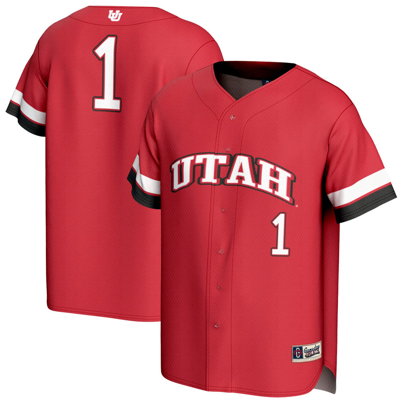 Utah Utes Red jersey – view 1