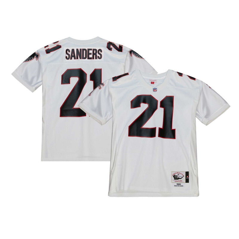 Atlanta Falcons Deion Sanders White jersey – view 1