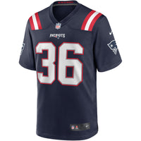 New England Patriots Lawyer Milloy Navy jersey – view 3