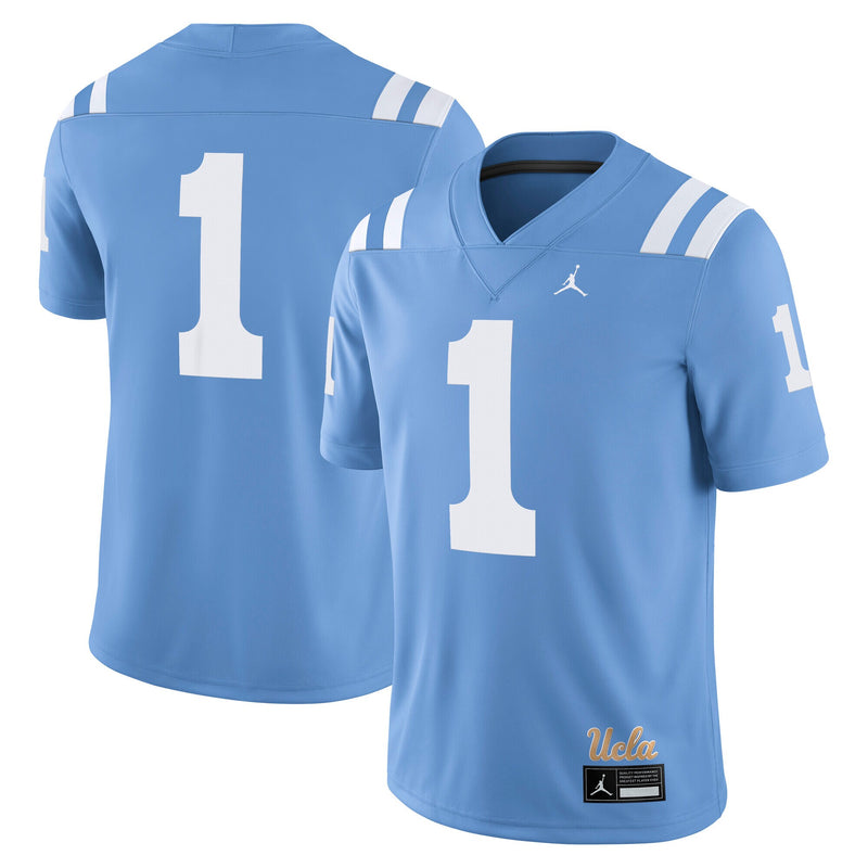 Jordan Brand #1 Light Blue UCLA Bruins Alternate Game Jersey – view 1