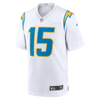 Los Angeles Chargers Ladd McConkey White jersey – view 3
