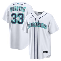 Seattle Mariners Brendan Donovan White jersey – view 2