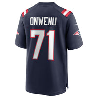 New England Patriots Mike Onwenu Navy jersey – view 4