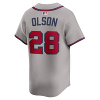 Atlanta Braves Matt Olson Gray jersey – view 4