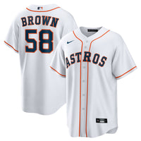 Houston Astros Hunter Brown White jersey – view 2