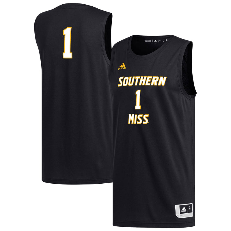 adidas Southern Miss Golden Eagles Black jersey – view 1