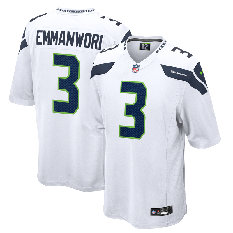 Seattle Seahawks Nick Emmanwori White jersey – view 1