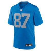 Detroit Lions Sam LaPorta Blue jersey – view 3