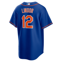 New York Mets Francisco Lindor Royal jersey – view 3