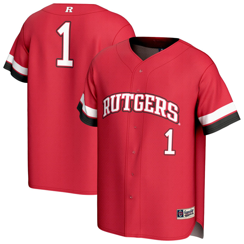 Rutgers Scarlet Knights Scarlet jersey – view 1