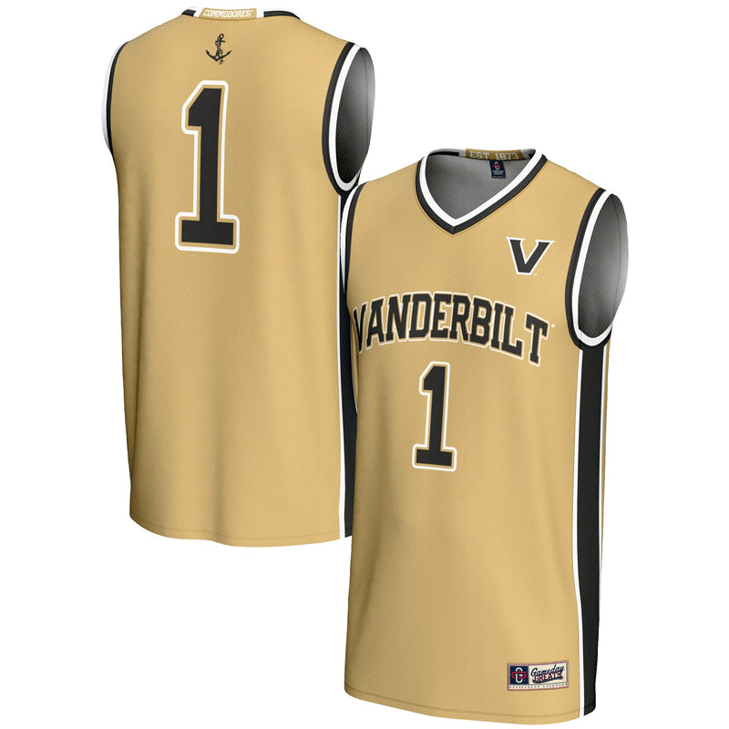 Vanderbilt Commodores Gold jersey – view 1
