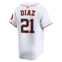 Houston Astros Yainer Diaz White jersey – view 4
