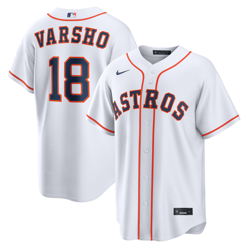 Houston Astros Daulton Varsho White jersey – view 1