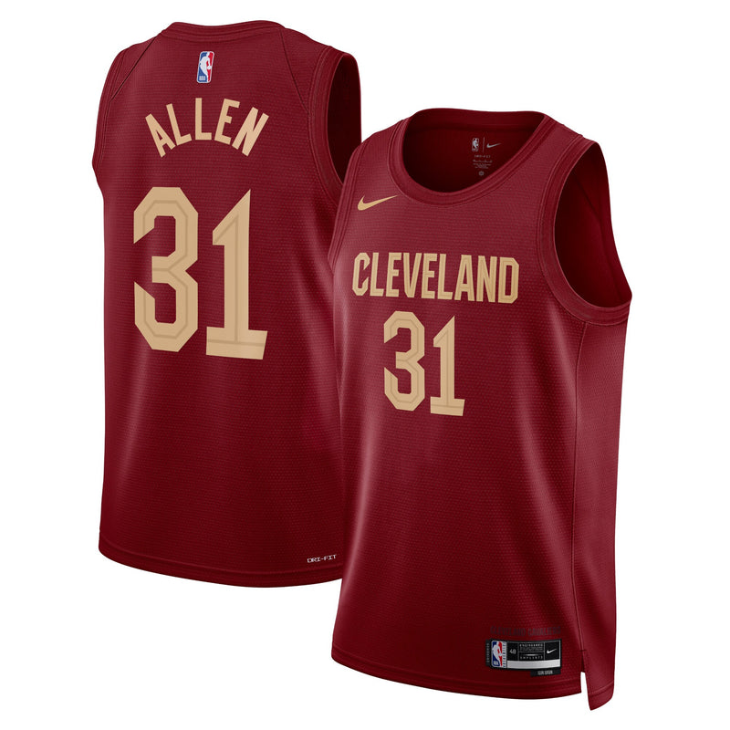 Cleveland Cavaliers Jarrett Allen - Maroon jersey – view 1