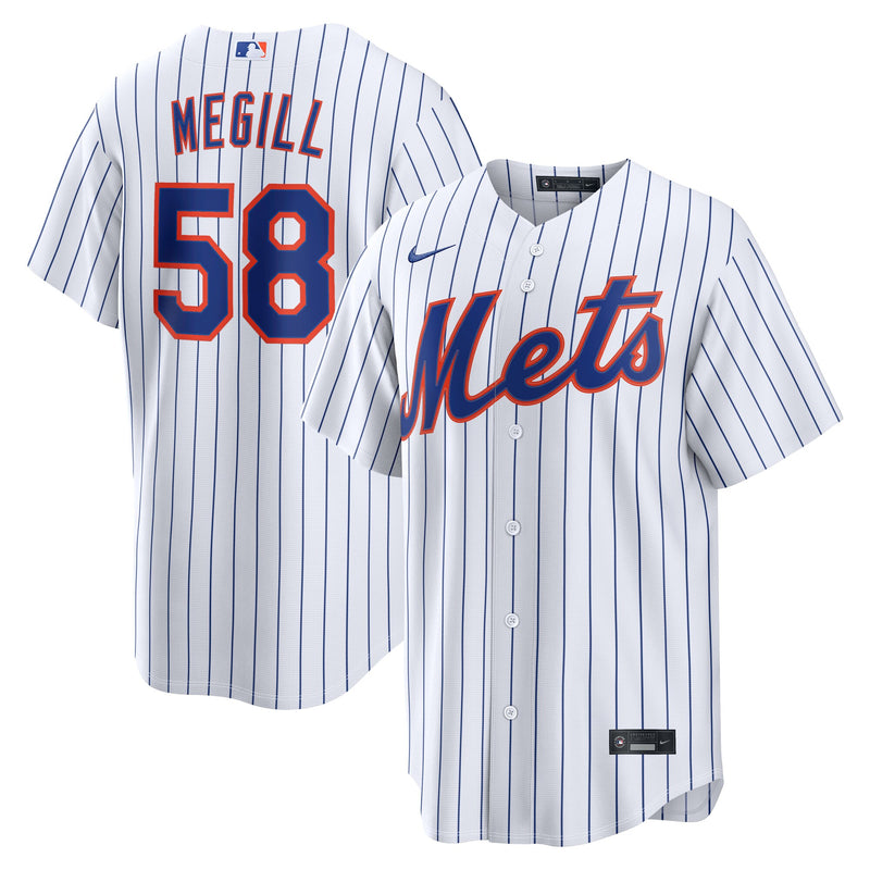 New York Mets Tylor Megill White jersey – view 1